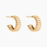 Cr&eacute;oles Alegria Plaqu&eacute; Or Jaune - Boucles d'oreilles cr&eacute;oles Femme | Histoire d&rsquo;Or