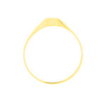 Chevaliere Solarium Or Jaune Ovale Soleil - Chevali&egrave;res Famille | Histoire d&rsquo;Or