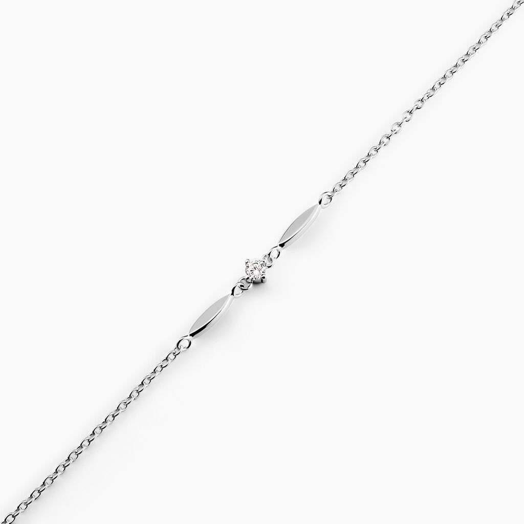 Bracelet Bormana Argent Blanc Oxyde De Zirconium - Bracelets Femme | Histoire d&rsquo;Or