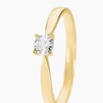 Bague Diamotion Or Jaune Diamant - Bagues solitaires Femme | Histoire d&rsquo;Or