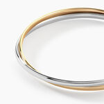 Bracelet Jonc Catalin 2 Fils Flexibles Or Bicolore - Bracelets joncs Femme | Histoire d&rsquo;Or