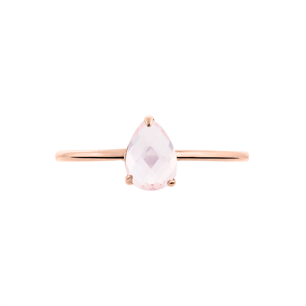 Bague Or Rose Quartz Bague Or Rose Quartz