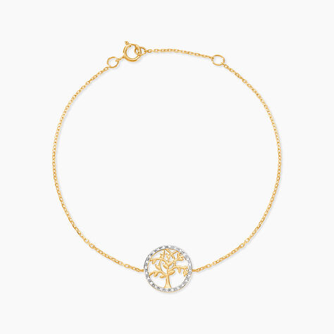 Bracelet Philokra Or Jaune Diamant - Bracelets Femme | Histoire d’Or