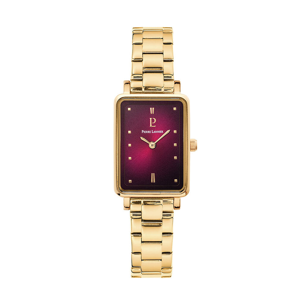 Montre Pierre Lannier Ariane Bordeaux - Montres Femme | Histoire d’Or
