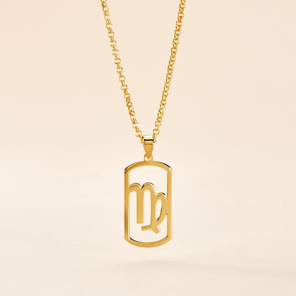Collier Plaqué Or Prospero - Colliers Zodiaque Homme | Histoire d’Or