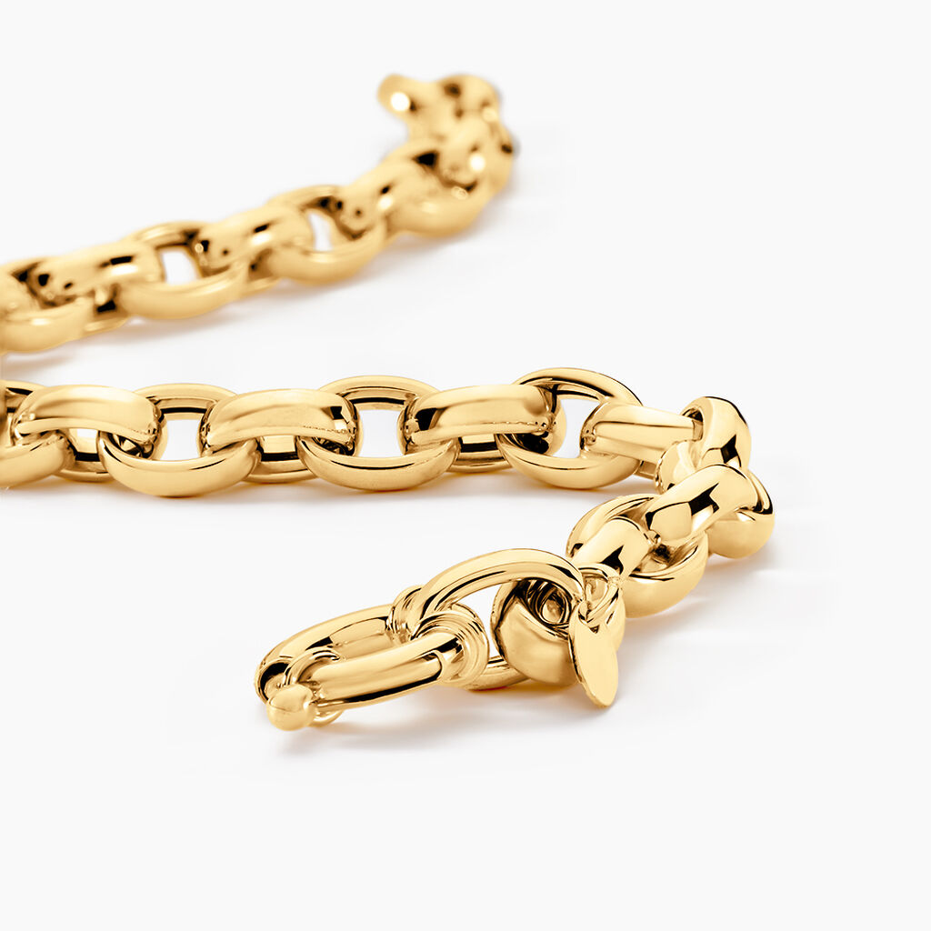 Bracelet Jodie Maille Jaseron Or Jaune - Bracelets chaîne Femme | Histoire d’Or