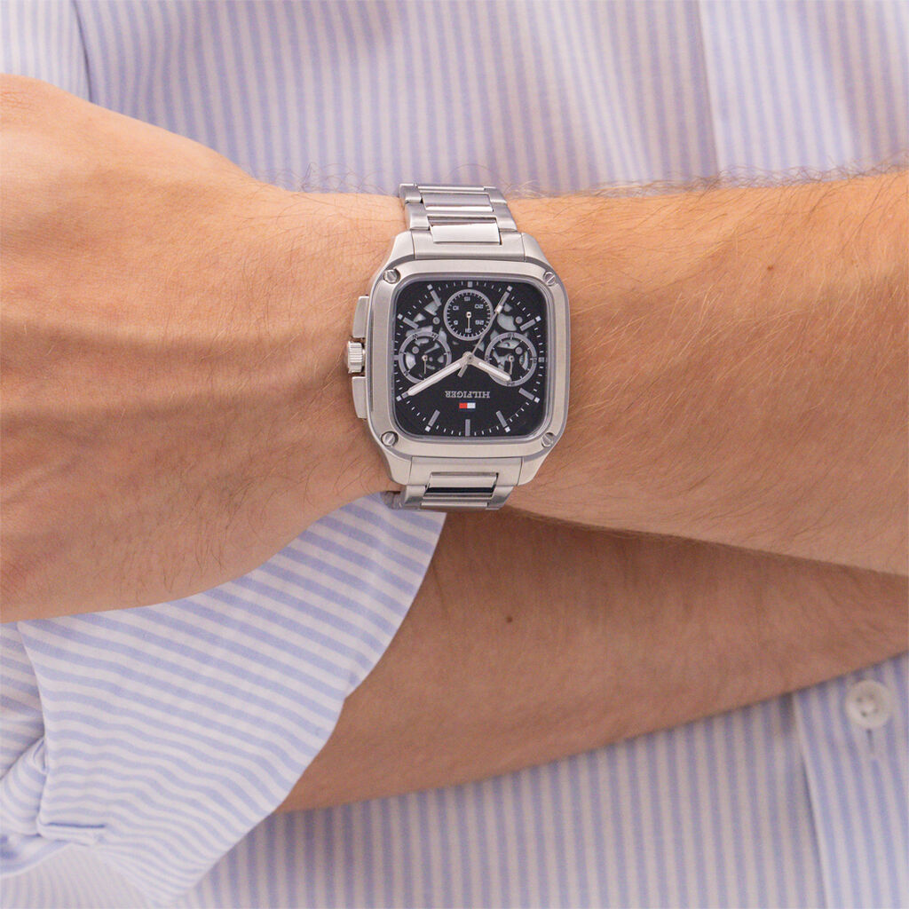 Montre Tommy Hilfiger Herald Noir - Montres Homme | Histoire d&rsquo;Or