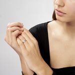 Alliance Tyffen Ruban Plat Argent Blanc - Alliances Famille | Histoire d&rsquo;Or