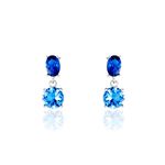 Boucles D'oreilles Pendantes Argent Blanc Brenna Oxydes De Zirconium - Boucles d'oreilles fantaisie Femme | Histoire d&rsquo;Or