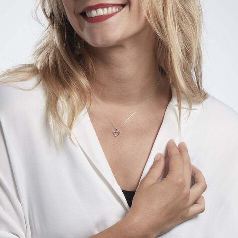 Collier Or Blanc Siloine Diamants - Colliers Femme | Histoire d’Or