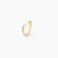 Creoles Or Jaune Aryanna Diamants
