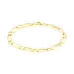 Bracelet Ophelio Maille Alternee 1/1 Or Jaune - Bracelets cha&icirc;ne Homme | Histoire d&rsquo;Or