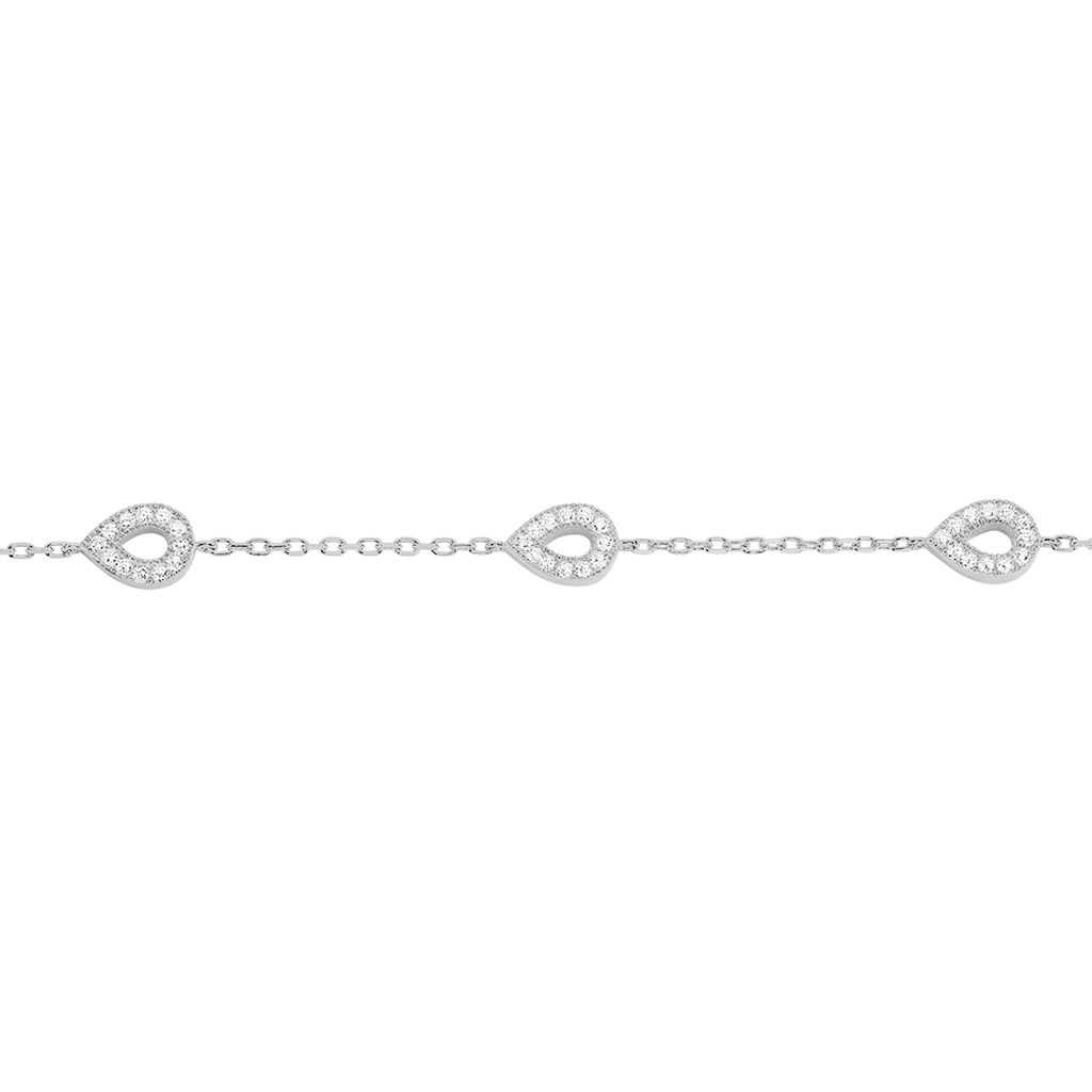 Bracelet Ciara Argent Blanc Oxyde De Zirconium - Bracelets Femme | Histoire d’Or