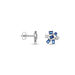 Boucles D'oreilles Puces Argent Iban Spinelles Oxydes - Boucles d'oreilles fantaisie Femme | Histoire d’Or