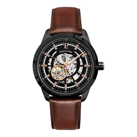 Montre Pierre Lannier Automatic Noir - Montres Homme | Histoire d’Or