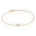 Bracelet Tallulah Argent Rose Pierre De Synthese - Bracelets Femme | Histoire d’Or