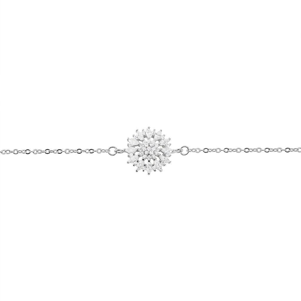 Bracelet Hyelana Argent Blanc Oxyde De Zirconium - Bracelets Femme | Histoire d’Or