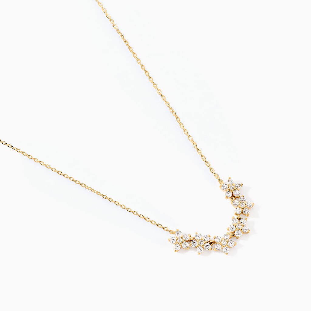 Collier Bedros Or Jaune Oxyde De Zirconium - Colliers Femme | Histoire d&rsquo;Or