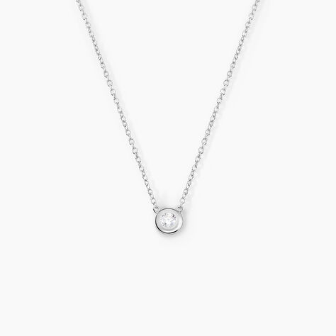 Collier Argent Laureano Oxydes De Zirconium - Colliers fantaisie Femme | Histoire d&rsquo;Or