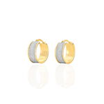 Cr&eacute;oles Lolly Or Bicolore - Boucles d'oreilles cr&eacute;oles Femme | Histoire d&rsquo;Or