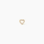 Boucle D'oreille Puce Unitaire Howie Or Jaune Oxyde De Zirconium - Piercings d'oreilles Femme | Histoire d&rsquo;Or