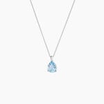 Collier Anesa Or Blanc Topaze - Colliers Femme | Histoire d&rsquo;Or