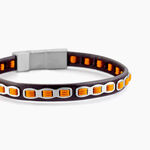 Bracelet Cuir De Vache Marron - Bracelets cordon Homme | Histoire d&rsquo;Or