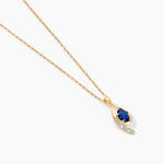 Collier Emotion Or Jaune Saphir Diamant - Colliers Femme | Histoire d&rsquo;Or