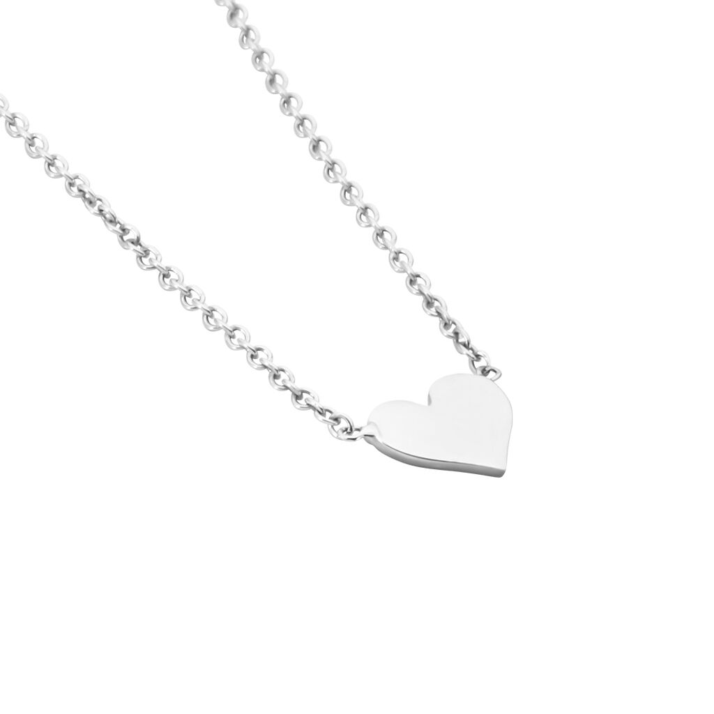 Collier Chandana Argent Blanc - Ras de cou Femme | Histoire d’Or