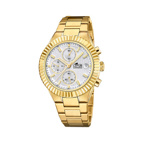 Montre Lotus Freedom Chrono Argent&eacute; - Montres chronographes Homme | Histoire d&rsquo;Or