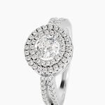 Bague Marie-felix Argent Blanc Oxyde De Zirconium - Bagues solitaires Femme | Histoire d&rsquo;Or