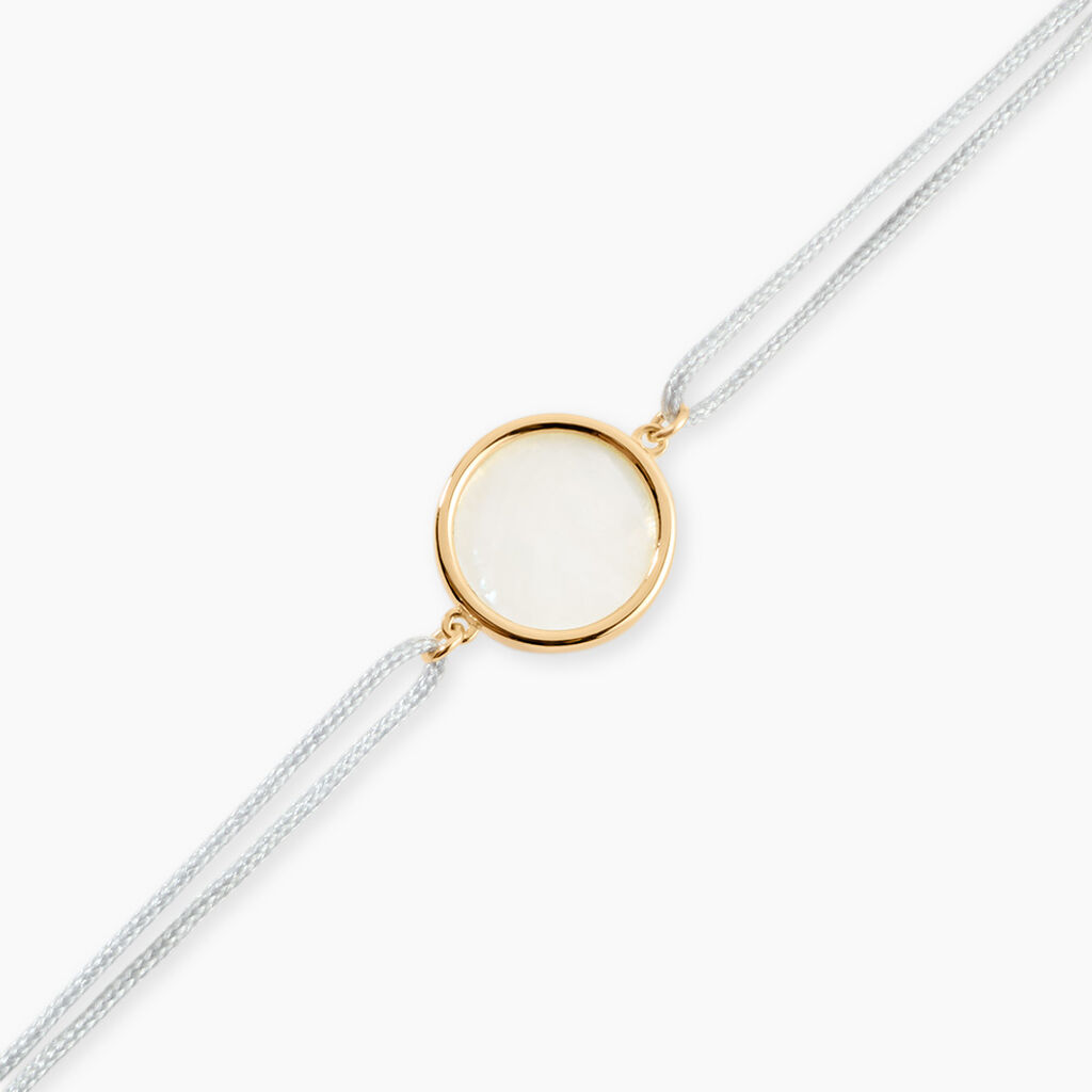 Bracelet Lucky Gems Or Jaune Nacre - Bracelets Coulissants Femme | Histoire d&rsquo;Or