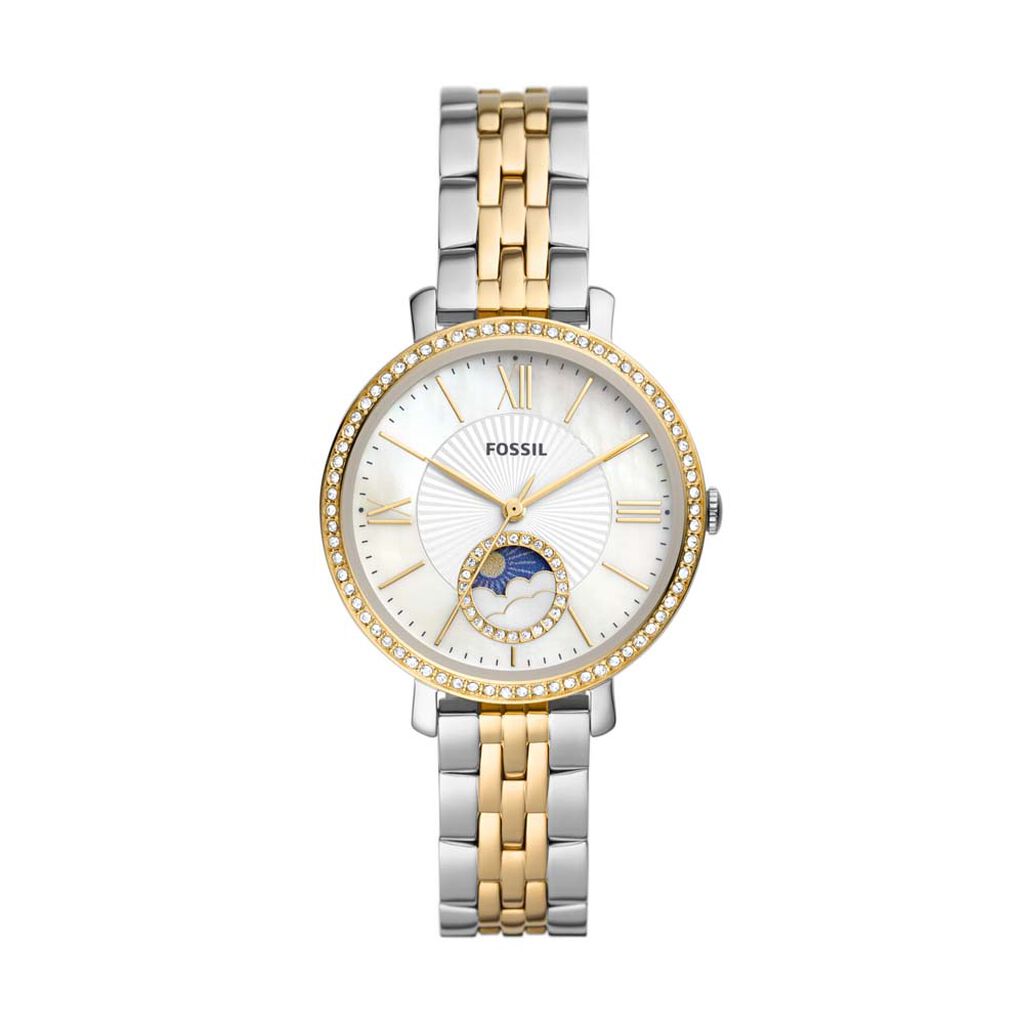 Montre Fossil Jacqueline Blanc - Montres Femme | Histoire d&rsquo;Or
