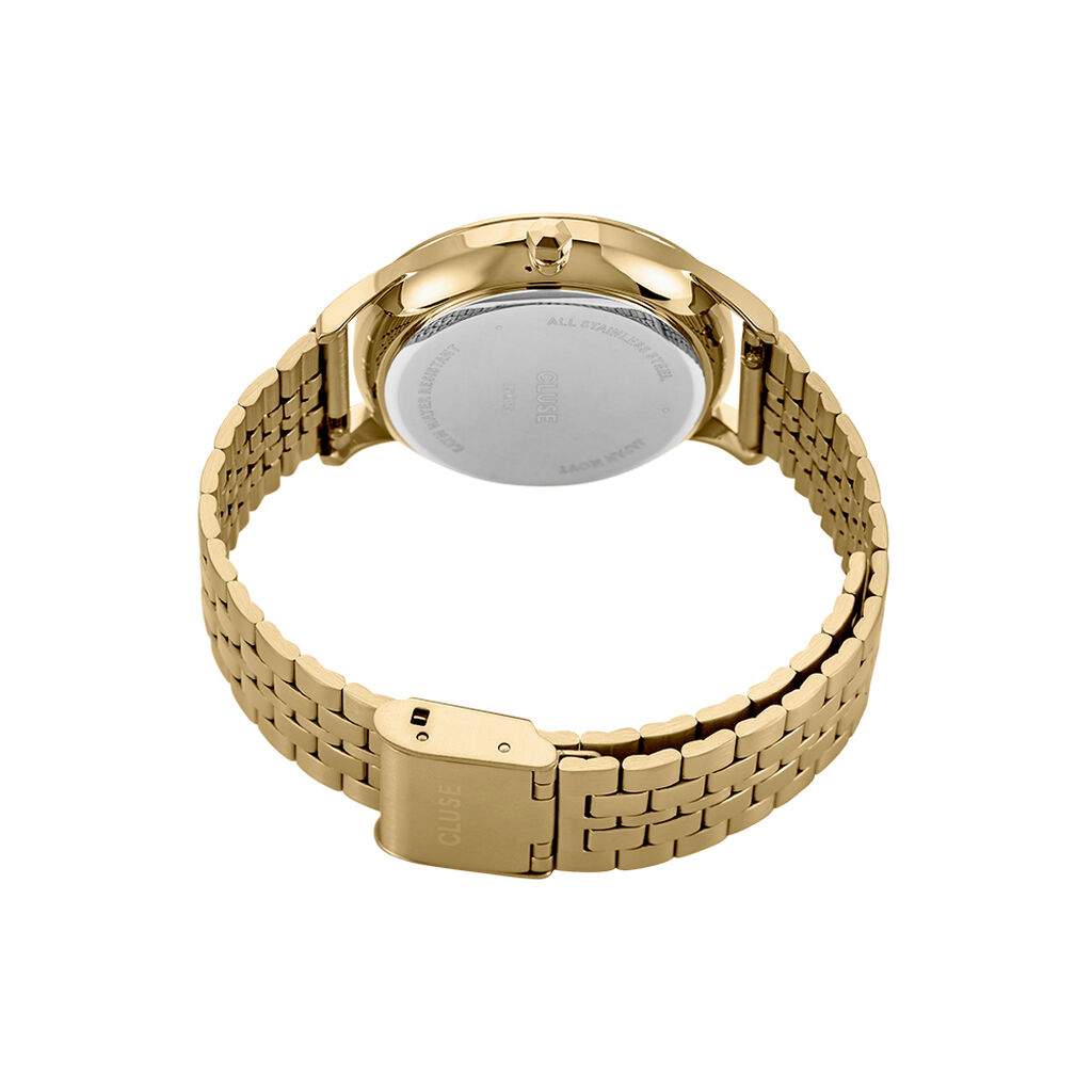 Montre Cluse Minuit Multifonction Dor&eacute; - F&ecirc;te des m&egrave;res Femme | Histoire d&rsquo;Or