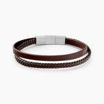 Bracelet Jourdan Cuir De Vache Marron - Bracelets Homme | Histoire d&rsquo;Or