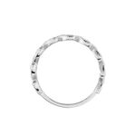 Bague Argent Blanc Cynome Oxydes De Zirconium - Bagues avec pierre Femme | Histoire d&rsquo;Or