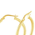 Cr&eacute;oles Ulrica Or Jaune - Boucles d'oreilles cr&eacute;oles Femme | Histoire d&rsquo;Or