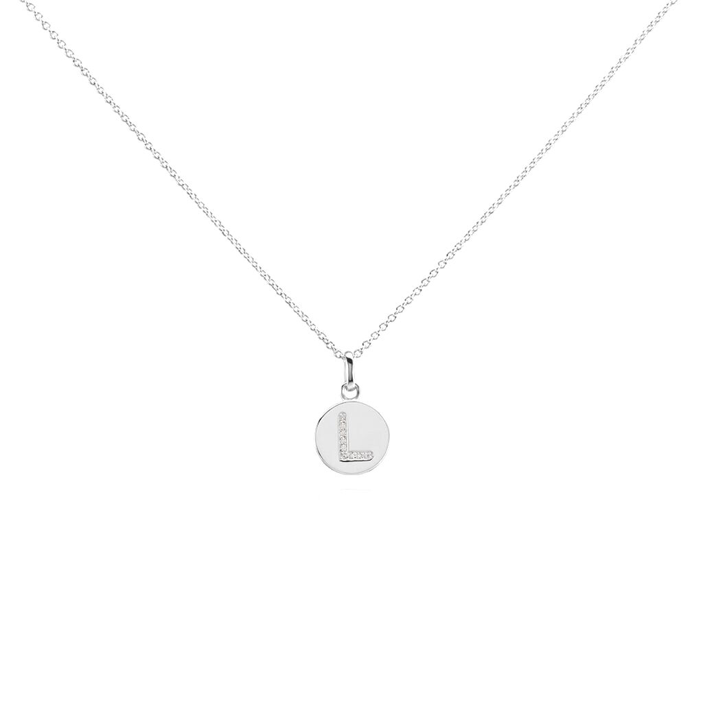 Collier Argent Eugenien Oxydes De Zirconium
