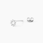 Boucles D'oreilles Puces Ama Argent Blanc Oxyde De Zirconium - Boucles d'oreilles fantaisie Femme | Histoire d&rsquo;Or