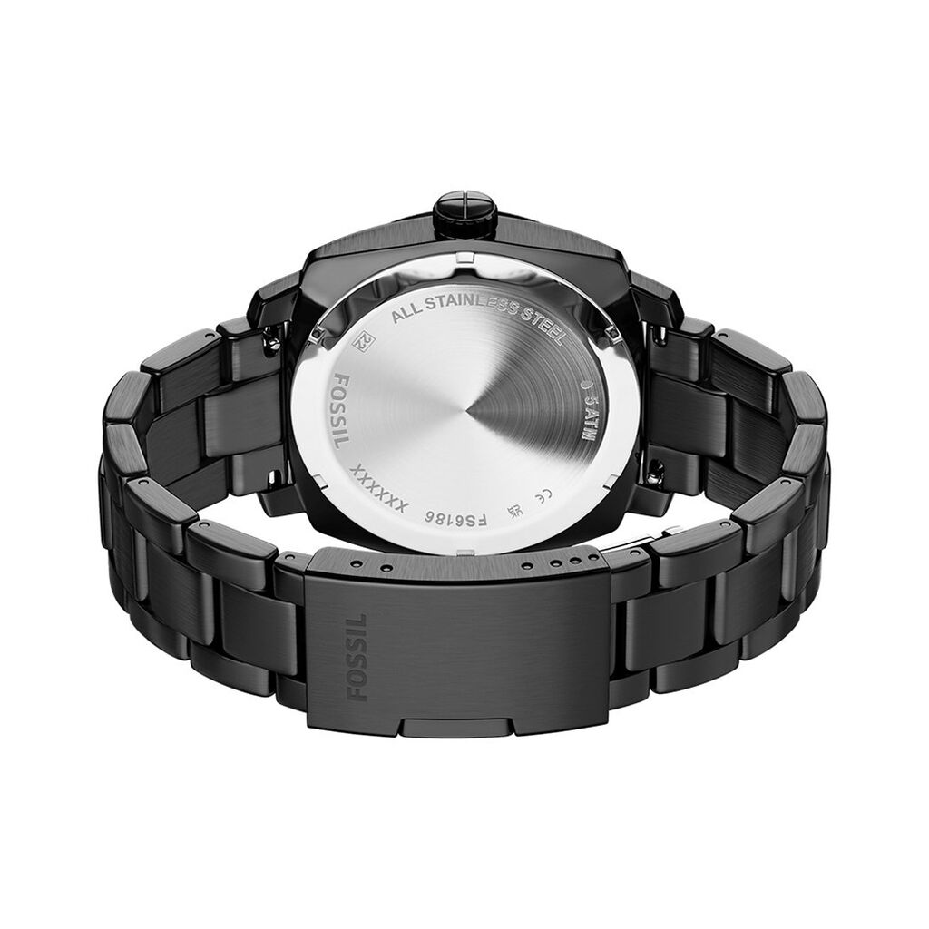 Montre Fossil Machine Noir - F&ecirc;te des p&egrave;res Homme | Histoire d&rsquo;Or