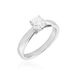 Bague Solitaire Iris Or Blanc Diamant - Bagues solitaires Femme | Histoire d’Or