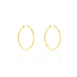Cr&eacute;oles Cayla Or Jaune - Boucles d'oreilles cr&eacute;oles Femme | Histoire d&rsquo;Or
