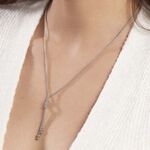 Collier Deauville Argent Blanc - Colliers fantaisie Femme | Histoire d&rsquo;Or