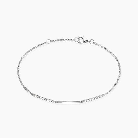 Bracelet Luciane Argent Blanc Oxyde De Zirconium - Bracelets Femme | Histoire d&rsquo;Or