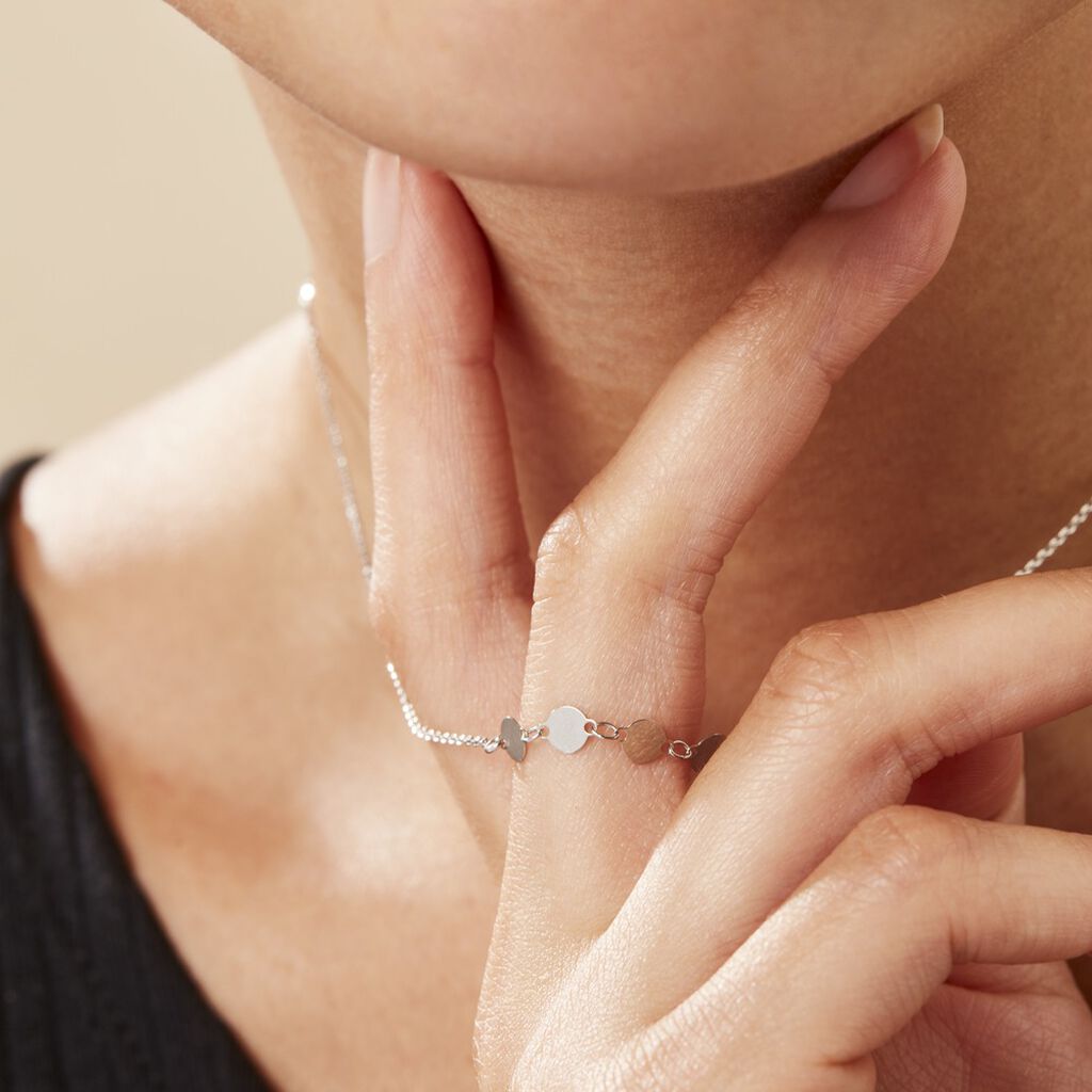 Collier Poenui Argent Blanc - Colliers fantaisie Femme | Histoire d’Or