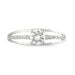 Bague Nevae Or Blanc Oxyde De Zirconium - Bagues solitaires Femme | Histoire d’Or