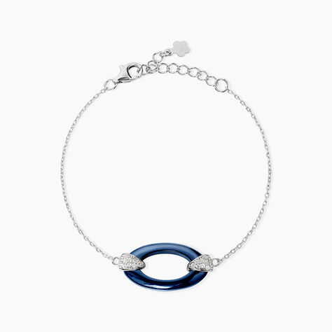 Bracelet Peer Argent Blanc Oxyde De Zirconium - Bracelets Femme | Histoire d&rsquo;Or