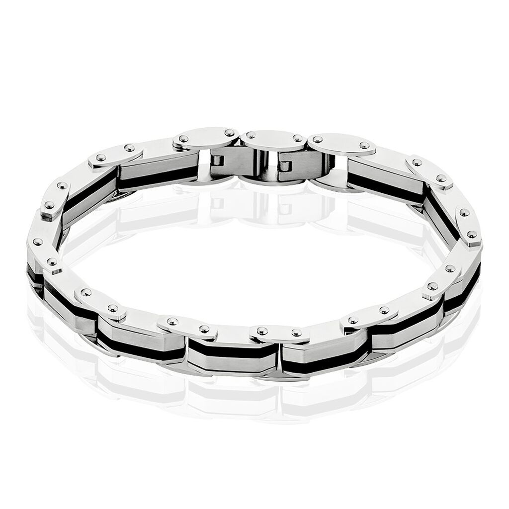 Bracelet Jordi Acier Bicolore - Bracelets Homme | Histoire d&rsquo;Or