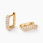 Cr&eacute;oles Alexus Or Jaune Oxyde De Zirconium - Boucles d'oreilles cr&eacute;oles Femme | Histoire d&rsquo;Or