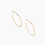 Cr&eacute;oles Helle Amande Or Jaune - Boucles d'oreilles cr&eacute;oles Femme | Histoire d&rsquo;Or